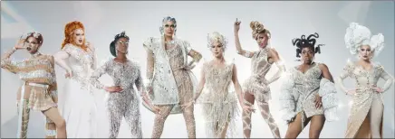  ?? ?? The Season 7 cast of “Rupaul’s Drag Race All Stars”