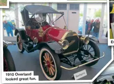  ?? ?? 1910 Overland looked great fun.