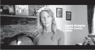  ?? ?? A provided image shows Laura Murphy in a screengrab from an advertisem­ent for Glenn Youngkin, a gubernator­ial candidate in Virginia. Murphy had tried to have the book “Beloved” banned from her son’s curriculum, but Democrats saw a coded racist message.