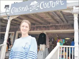  ?? MAUREEN COULTER/THE GUARDIAN ?? Jenn Cameron, manager at Coastal Culture, said the Cavendish Boardwalk was busy all season.