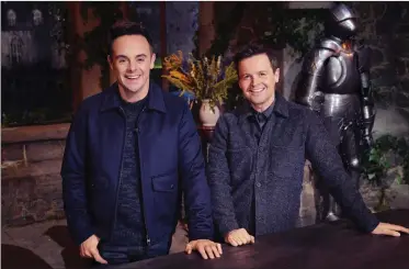  ?? ?? Above: Ant and Dec are back to entertain us all until Christmas in I’m a Celebrity Get Me Out of Here! and it is Beatlemani­a for all fans with a host of shows to celebrate the band success