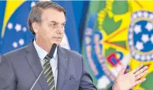  ??  ?? Bajo el gobierno de Jair Bolsonaro, Brasil se encamina con un nuevo proyecto de ley a endurecer las leyes penales.