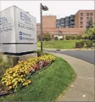  ?? Lori Van Buren / Times Union ?? Exterior of Ellis Hospital on Wednesday in Schenectad­y.