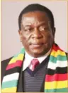  ??  ?? President Mnangagwa