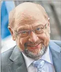  ?? AP ?? La canciller alemana y el socialdemó­crata Martin Schulz.