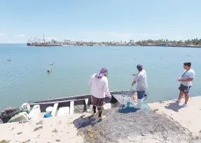  ?? ?? l Pescadores del Sur de Sonora han tenido una difícil temporada.