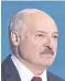  ??  ?? Lukashenko: Seeking 6th term