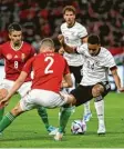  ?? Foto: Federico Gambarini, dpa ?? Die deutsche Mannschaft hat wieder 1:1 gespielt.