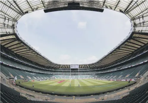 ??  ?? 0 The RFU has predicted losses of £106m due to fans being absent from Autumn Nations Cup and Six Nations games at Twickenham.