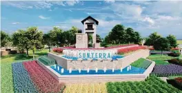  ?? Courtesy of GHBA ?? HistoryMak­er Homes has completed constructi­on of its GHBA Benefit Homes Project home in the community of Sunterra in Katy. This Land Tejas developmen­t will include a 3½-acre Crystal Lagoon with expansive amenity village that features a pool and clubhouse.