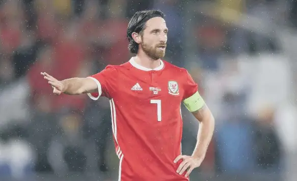  ?? ?? Wales’ Joe Allen.