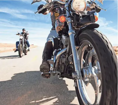  ?? GETTY IMAGES ?? Bikers in Michigan prefer a Harley-Davidson as their motorcycle of choice.