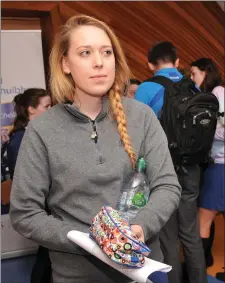  ??  ?? Pobalscoil Chorca Dhuibhne student Bobbi Nic Eoin after completing the Leaving Cert maths paper on Friday. Bobbi said that while maths left her a bit frazzled the English paper earlier in the week was pretty okay. Photo: Declan Malone