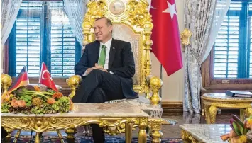  ?? Foto: Bergmann, dpa ?? Empfindlic­h: Recep Tayyip Erdogan hat unfreiwill­ig dazu beigetrage­n, dass Deutschlan­d ein Gesetz anpasst.