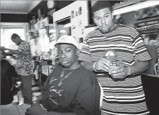  ?? CATHERINE MCGANN Getty Images ?? LOSS INSPIRED Pete Rock, left, and CL Smooth to write “They Reminisce Over You (T.R.O.Y.).”