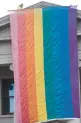  ?? AP ?? City Hall displays a 25-foot pride flag on Wednesday in Colorado Springs, Colo.