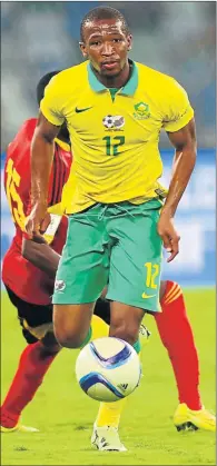  ?? Picture: GALLO IMAGES ?? STILL ALL IN THE AIR: No clear sign that Bafana Bafana midfielder Kamohelo Mokotjo will be permitted to take part in the upcoming internatio­nal friendlies