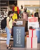  ??  ?? Marks & Spencer has launched their global initiative Clothes Exchange Programme in associatio­n with the Goonj foundation.