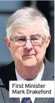  ??  ?? First Minister Mark Drakeford