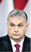  ?? AFP ?? Orbán lobt eigene Arbeit in den Himmel