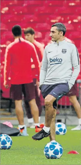  ?? FOTO: PEP MORATA ?? Ernesto Valverde, ayer en Wembley Hoy dirigirá su primer partido allí