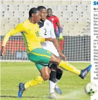  ?? Picture: GALLO IMAGES ?? IN THE FRAME: Bafana Bafana’s Sibusiso Khumalo has joined the national team’s Chan squad