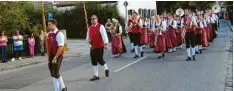  ?? Foto: Jutta Kaiser-Wiatrek ?? Die Stadtkapel­le führt jedes Jahr den Umzug anlässlich des Volksfests in Neusäß an und erfreut anschließe­nd mit ihrer Musik im Bierzelt.