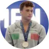  ?? ANSA ?? Matteo Santoro, 17 anni, vicecampio­ne d’Europa