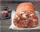  ?? TACO BELL ?? Taco Bell is hoping the Firecracke­r Burrito pops.
