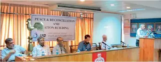  ??  ?? Seminar on peace and reconcilia­tion and nation building held on July 10, 2016.