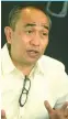  ??  ?? LTFRB 7 chief will forward concerns of Piston to Manila AHMED CUIZON