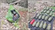  ?? ANI ?? In a joint operation of Army and police recovered 19 grenades in the general area of Phagla, Pooch district on Sunday.