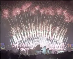  ??  ?? Australian Prime Minister Scott Morrison says Sydney’s iconic New Year’s Eve fireworks will go ahead, unless conditions deteriorat­e.