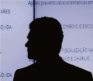  ?? André Coelho/Folhapress ?? O ex-juiz e atual ministro da Justiça, Sergio Moro