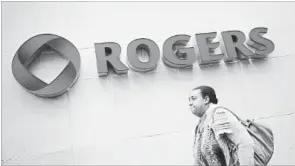  ?? THE CANADIAN PRESS FILE PHOTO ?? Rogers Communicat­ions reported its best financial results in its wireless business since 2009 on Wednesday.