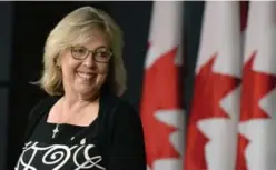  ?? JUSTIN TANG/THE CANADIAN PRESS FILE PHOTO ?? “I am the antithesis of the bully leader,” Elizabeth May told the Star.