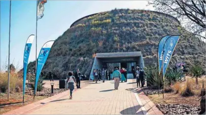  ??  ?? The Cradle of Humankind World Heritage Site is one of eight South African World Heritage Sites and is an example of science and tourism’s mutual gain. Photo Courtesy AFP