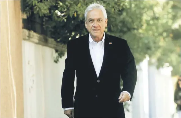 ??  ?? El ex presidente Sebastián Piñera.