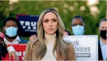  ?? AP ?? Lara Trump has become a prominent campaigner for her father-in-law.