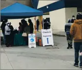  ?? TOM WRIGHT — MONTEREY HERALD ?? The two-day Natividad clinic at Alvarez High vaccinated a total of 7,889 residents over the weekend.