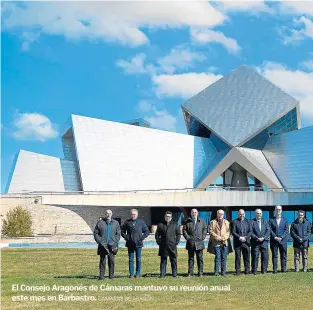  ?? CÁMARAS DE ARAGÓN ?? El Consejo Aragonés de Cámaras mantuvo su reunión anual este mes en Barbastro.