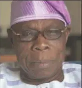  ??  ?? Obasanjo