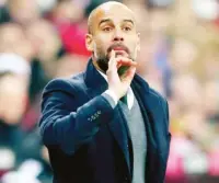  ??  ?? Pep Guardiola