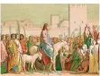  ?? FOTO: EPD ?? Das Bild von Hippolyte Flandrin (1809-1864) zeigt den Einzug Jesu in Jerusalem an Palmsonnta­g.
