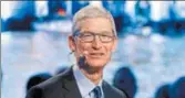  ?? REUTERS/FILE ?? Apple CEO Tim Cook. The firm on Tuesday posted quarterly revenue of $61.1 billion