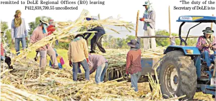  ??  ?? SUGAR farmers were not advised through public announceme­nt that their benefits were ready for claim.