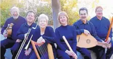  ?? COURTESY OF MUSICA ANTIGUA ?? Musica Antigua de Albuquerqu­e performs “That Holie Eve,” a concert of rarely heard Christmas music from the Middle Ages &amp; Renaissanc­e, Sunday at Christ Lutheran Church.