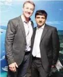 ??  ?? Andy Bichel and Nishant Kashikar, Country Manager, Tourism Australia