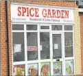  ??  ?? Mr Siraj previously improved Little Burton’s Spice Garden