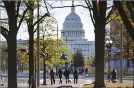  ?? J. SCOTT APPLEWHITE — THE ASSOCIATED PRESS ?? The Capitol building in Washington.